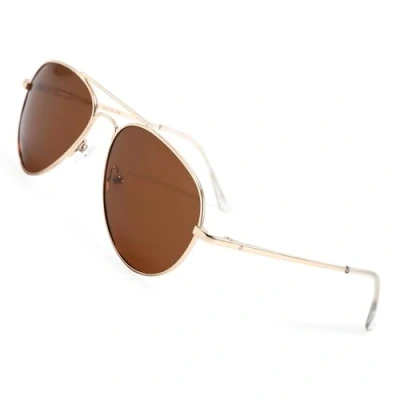 Image of ATOM Polarized 100% UV Protection Kids Sunglasses Aged between 5 12 Years Children for Boys and Girls (Brown &amp; Gold)