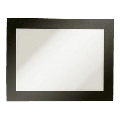 Image of Durable DURAFRAME Self Adhesive Magnetic Frame A6 Format In Black Pack of 2 Frames Document for Professional Internal Signage