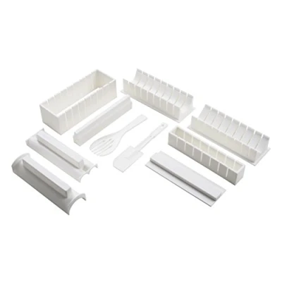 Image of Premier Housewares 806605 Sushi Making Kit, 10 Piece Set White , H15 x W21 D9cm