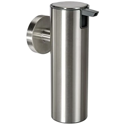 Image of Tiger Boston Soap Dispenser Small, Stainless Steel Brushed, 5 x 14.6 9 cm