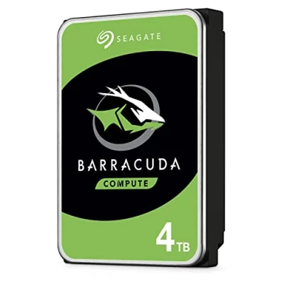 Image of Seagate BarraCuda 4 TB Internal Hard Drive HDD 3.5 Inch SATA 6 Gb/s 5400 RPM 256 MB Cache for Computer Desktop PC Laptop (ST4000DM004)