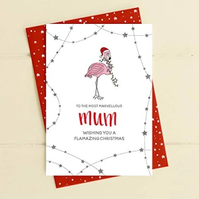 Image of Dandelion Stationery To The Most Marvellous Mum Christmas Card Deck Halls Cards Range DH4809