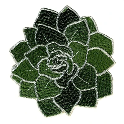 Image of Freak Scene Patch Lotus Flower Green
