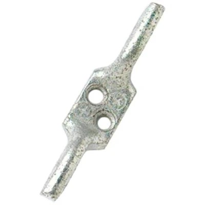 Image of Galvanised Cleat Hooks 100mm (4 inch) Washing Line Rope Curtain Tie Back