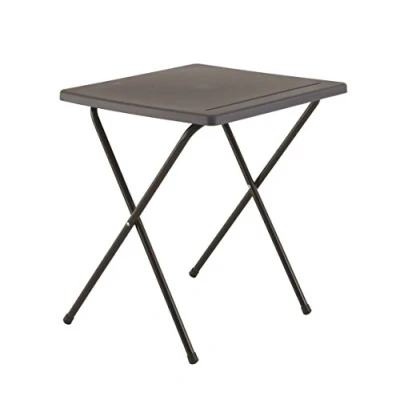 Image of Office Hippo Home Working or School Folding Desk, Plastic, Charcoal, 60 x 72 cm