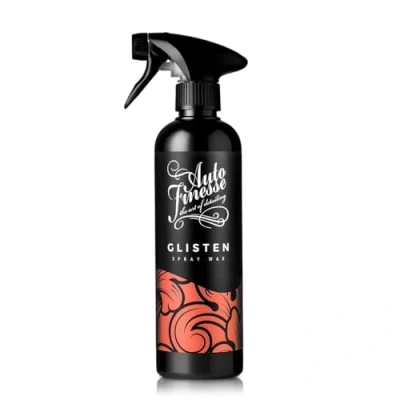 Image of Auto Finesse Glisten Spray Wax Car with 4 Week Protection High Gloss Shine for All Paint Finishes 500ml
