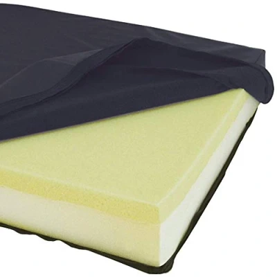 Image of Aidapt Memory Foam Soft touch Vinyl Covered Wheelchair/Seat Cushion Full Support, Elderly, Comfort Seat Aid, Multiple uses, Chair Cushion, Scooter, Everyday use Wipe Clean with Fixing Straps