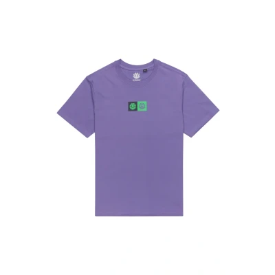 Image of Element T Shirt Dual SS Young Mens Purple XL