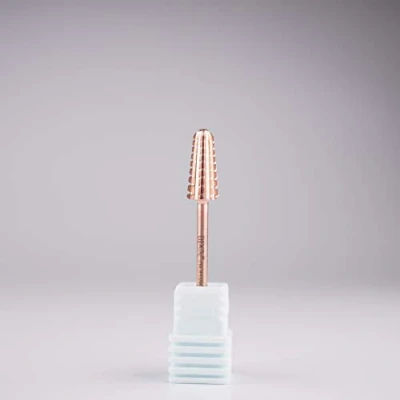 Image of New* Apex® Professional Tungsten Carbide Electric Nail Drill Bit 3/32 inch, 2.35mm Shank for Gels, Acrylics, Art, Manicure, Pedicure, Salon Nails (Volcano 2 Way) (2X Coarse)