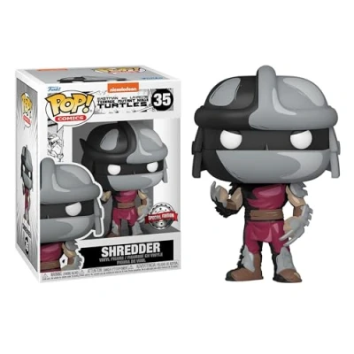 Image of TMNT POP COMICS SHREDDER PX VINYL FIGURE W/B&amp;W CHASE