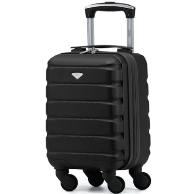 Image of Flight Knight Ryanair Cabin Bags 40x20x25 Underseat 4 Wheel Hard Shell Suitcase Hand Luggage Bag Over 100 Airlines British Airways &amp; easyJet Approved Carry Ons Small