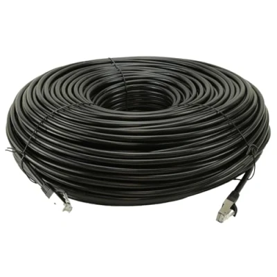 Image of kenable Outdoor External CAT6A Copper SSTP Network Cable 10 Gigabit Ethernet Patch (25m)