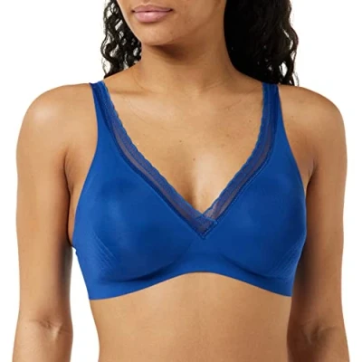 Image of Sloggi Women&#039;s BODY ADAPT Twist T shirt Bra molded, BLUE SAPPHIRE, S