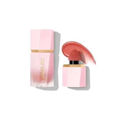 Image of SHEGLAM Color Bloom Dayglow Liquid Blush Makeup for Cheeks Shimmer Finish Devoted