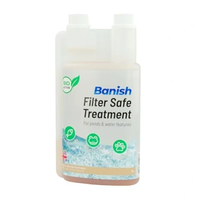 Image of Banish BioActive 1000ml Filter Safe Pond Water Treatment Natural Bacteria Aid