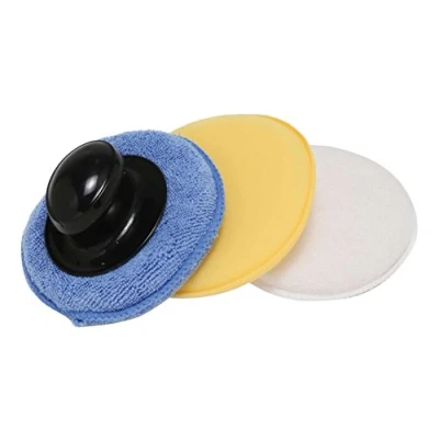 Image of Hilka 83100505 Polish Applicator Pads, Set of 3, Blue,White, 125 x 20mm