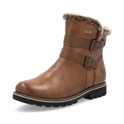 Image of Remonte RemonteTEX Women&#039;s Chelsea Boots D8484, Ankle Boots, Loose Insert, Water Repellent (Brown 24, UK Footwear Size System, Adult, Women, Numeric, Wide, 7)