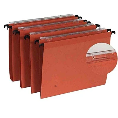 Image of Esselte Kori Suspension Files Pack of 25 Kraft Paper Orange