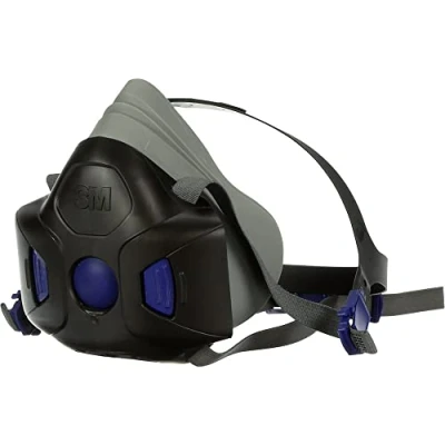 Image of 3M Secure Click Half Mask Reusable Respirator, Medium, HF 802