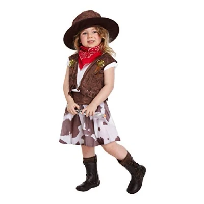 Image of Cowgirl Toddler Fancy Dress Costume Age 3