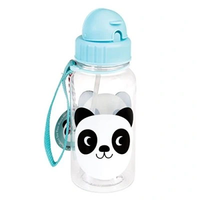 Image of Rex London BPA Free Plastic Kids Water Bottle 500ml Choice Of Design (Miko The Panda)