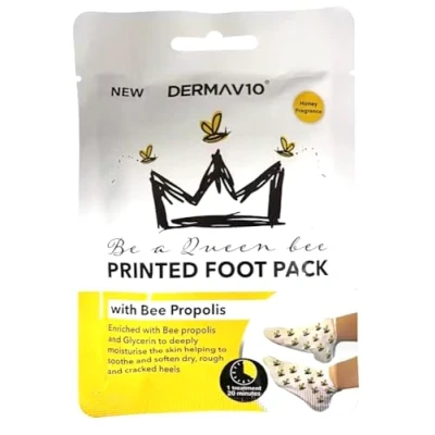 Image of DERMA V10 MOISTURISING FOOT PACK BEE PROPOLIS