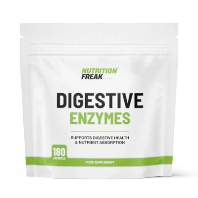 Image of Digestive Enzyme Supplements 180 Capsules Enzymes with Plant Based Ingredients Supports Gut and Daily Health