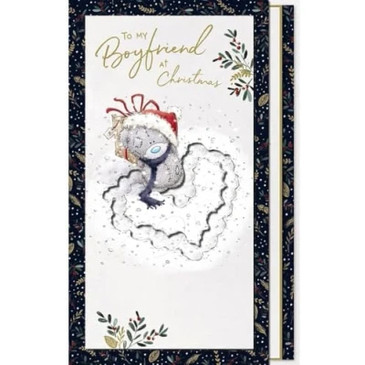 Image of Me To You Bear Boyfriend Handmade Christmas Card