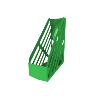 Image of Deflecto Essential Range Maxi Magazine File Holder Green Desk Organiser