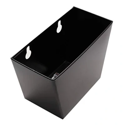 Image of Perfeclan Bar Wall Mount Bottle Cap Catcher Box, Black