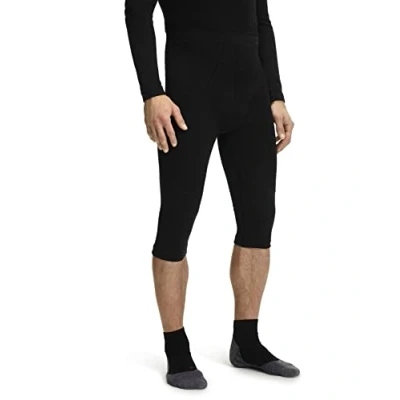 Image of FALKE Men&#039;s Wool Tech. Base Layer Leggings, Thermal, Black (Black 3000), S (1 Pair)