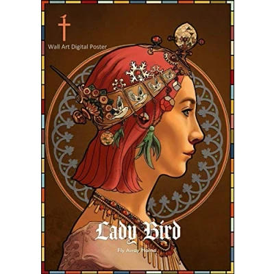 Image of TNND Lady Bird Movie Poster. Alternative Poster Home Decor Art Wall Metal Sign 8x12 inches