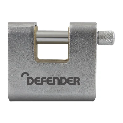 Image of DEFENDER Armoured Warehouse Block Padlock 80mm Keyed Alike