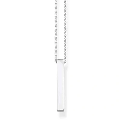 Image of Thomas Sabo Women Necklace Silver Cuboid 925 Sterling KE1907 001 21 L45v