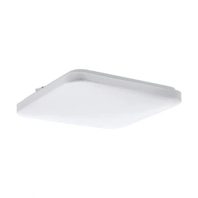 Image of EGLO Frania LED Ceiling Light 1 Bulb Material: Steel/Plastic/Colour: White Length 33 cm