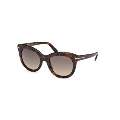 Image of TOM FORD Woman FT1189 ODETTE 52F Sunglasses Acetate Butterfly Normal