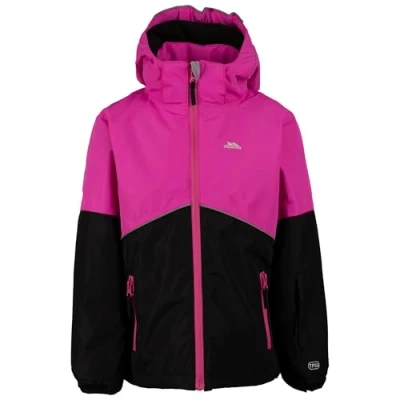 Image of Trespass Kids Padded Ski Jacket Detachable Hood Reflective Trims Precision