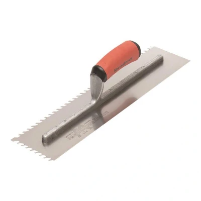 Image of Marshalltown Layflat 6mm Notch Trowel 16 x 4in