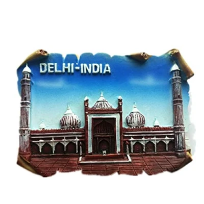 Image of 3D New Delhi India Souvenir fridge magnet,Home &amp; kitchen decoration refrigerator magnet