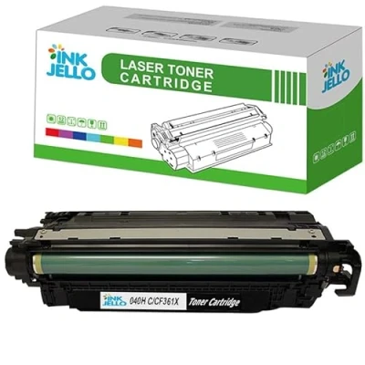 Image of InkJello 040H C Toner Cartridge Replacement for Canon i SENSYS LBP710Cx LBP712Cx Cyan (1 Pack)