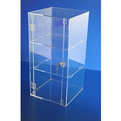 Image of Lockable Display Cabinet, Case With Secrurity Lock 600 x 300 300mm Retail Shop