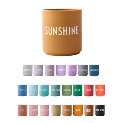 Image of Design Letters Coffee cup Christmas Gifts for Women &amp; Men Porcelain Mug Decorations, Table Decoration Presents Tea Novelty 250 Ml