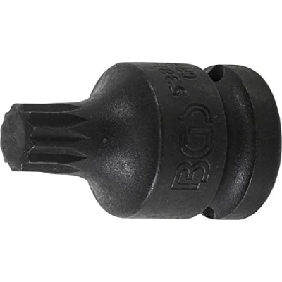 Image of BGS 5381 M12 Impact Bit Socket length 43 mm 12.5 (1/2&quot;) Drive Spline (for XZN)