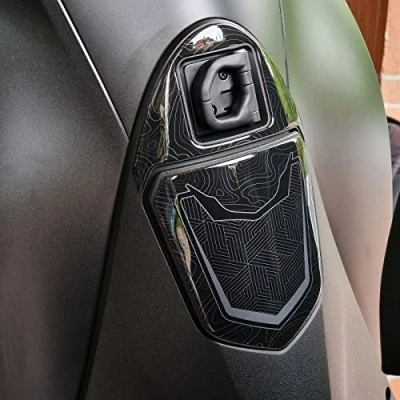 Image of Resin Bike Motorcycle 3D Stickers Compatible with Honda SH 125 150 2020 2023. Tank Cover Protection from Bumps and Scratches. Scooter Gadget Moto