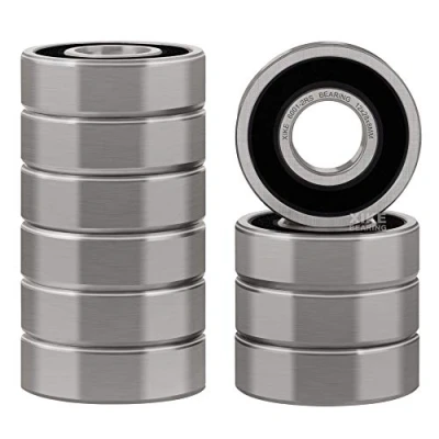Image of XIKE 6001 2RS Sealed Ball Bearings 12x28x8mm, Chrome Steel｜Pre lubricated｜Double Rubber Seal｜6001RS Deep Groove Bearings, Pack of 10.