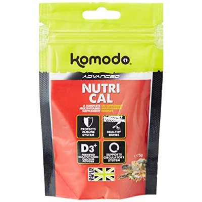 Image of Komodo Nutri Cal, 75 g, Multivitamin Supplement for Reptiles &amp; Amphibians