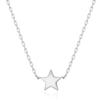Image of Philip Jones Silver Plated Star Necklace