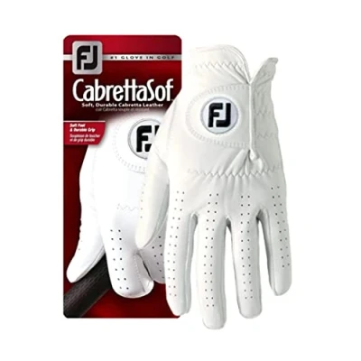 Image of FootJoy CabrettaSof Ladies Golf Glove, White, M
