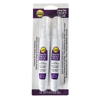 Image of Aleene&#039;s Clear Gel Tacky Glue 2 Pack Pens,