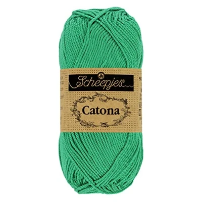 Image of Scheepjes Catona 241 Parrot Green Yarn 1x50g